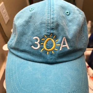 30A 3️⃣🔆🅰️ blue baseball cap
